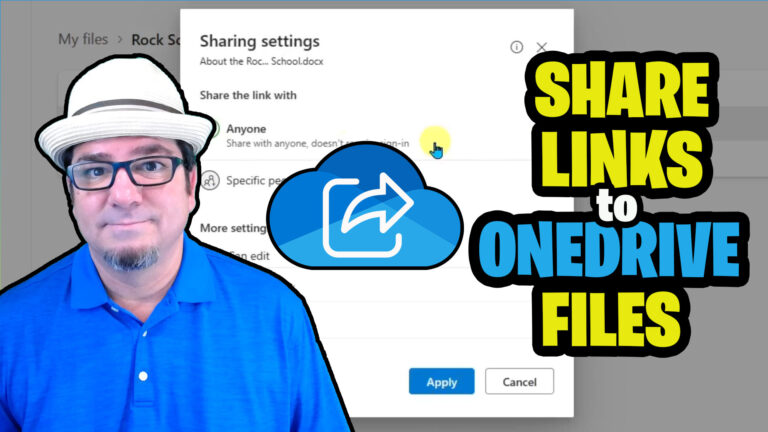 Share onedrive links